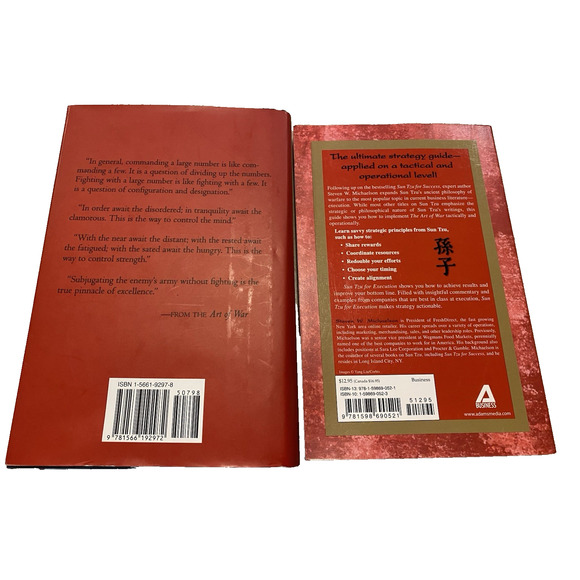 Lot of 2 Sun Tzu Books: The Art of War -R Sawyer & For Execution -S Michaelson - Picture 2 of 2